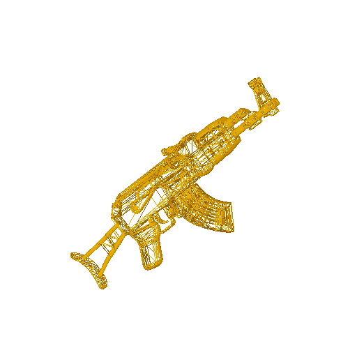 Wireframe AK-47