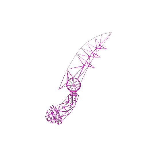 Wireframe Dagger
