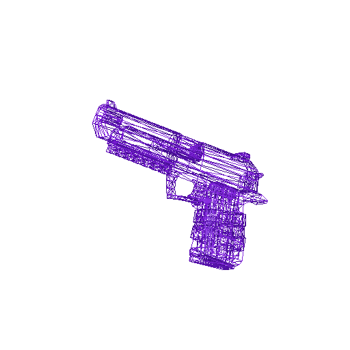 Wireframe Desert Eagle